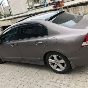 Honda Civic Uyumlu Yedek Parça Arka Cam Üstü Spoiler İnce Model 2006-2012