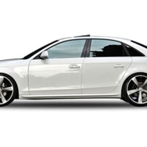 Audi A4 S - Line Uyumlu Yedek Parça Yan Marşpiyel Boyalı Fiber
