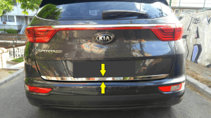 Kia Sportage Uyumlu Yedek Parça Krom Bagaj Alt Çıtası