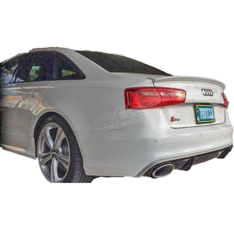 Audi A6 C6 Kasa Uyumlu Yedek Parça Anatomik Spoiler Boyalı