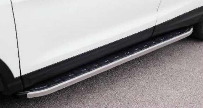 Volkswagen Amarok 2010-2017 Uyumlu Yedek Parça Off Road Yan Basamak (Quantum Grey) Gri AQM4WD